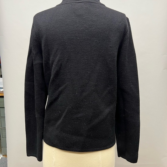 Vintage Pendleton leather and wool zip up jacket black medium - Picture 2 of 5